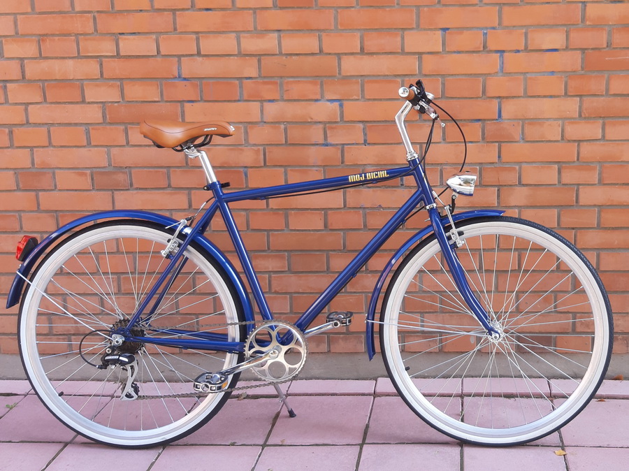 plavi bicikl