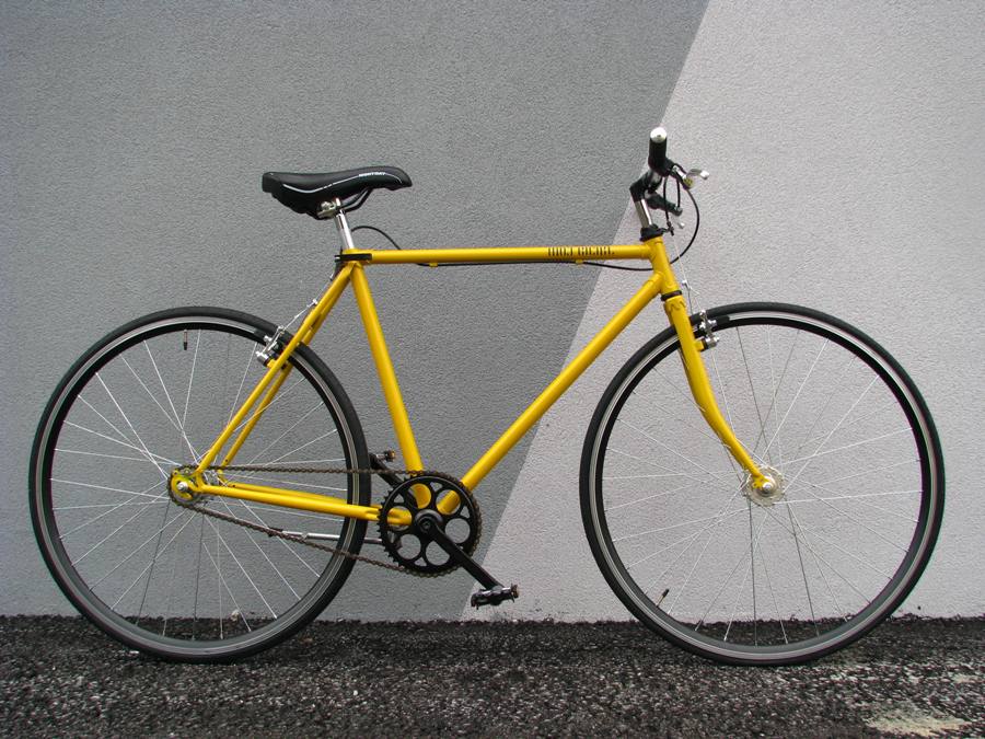 yellow bike